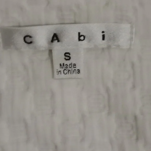 CAbi White Quilted Open-Front Blazer - Picture 9 of 14